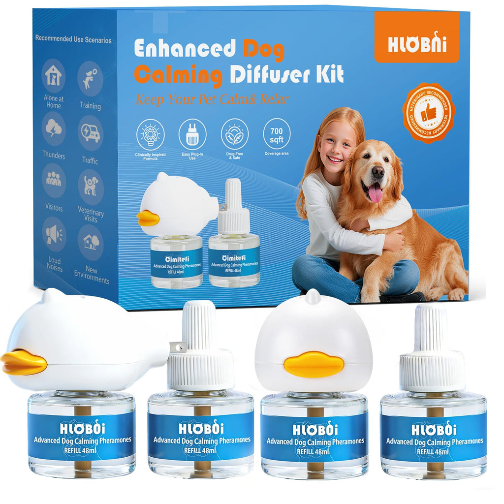 HLOBNI Dog Calming Pheromone Diffuser Kit 2-Pack