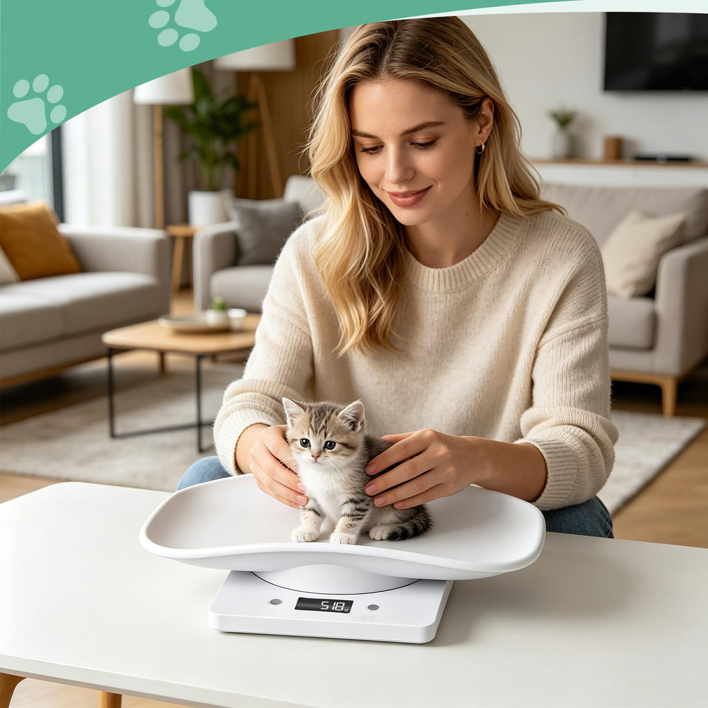 LYTDMSKY Portable Digital Pet Scale for Puppies and Kittens
