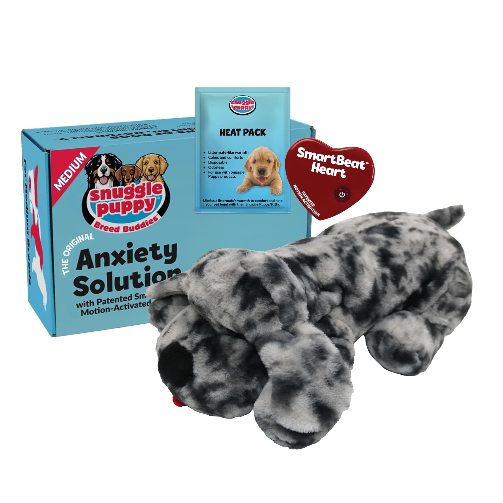 Snuggle Puppy Heartbeat Dog Toy for Calming Comfort