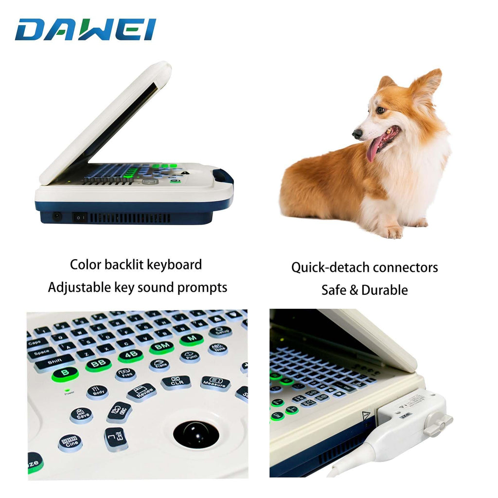 DAWEI Portable Veterinary Ultrasound Scanner for Animals
