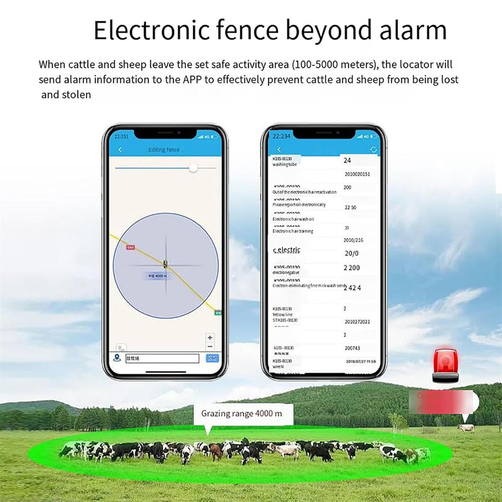Waterproof Solar GPS Animal Tracker for Livestock