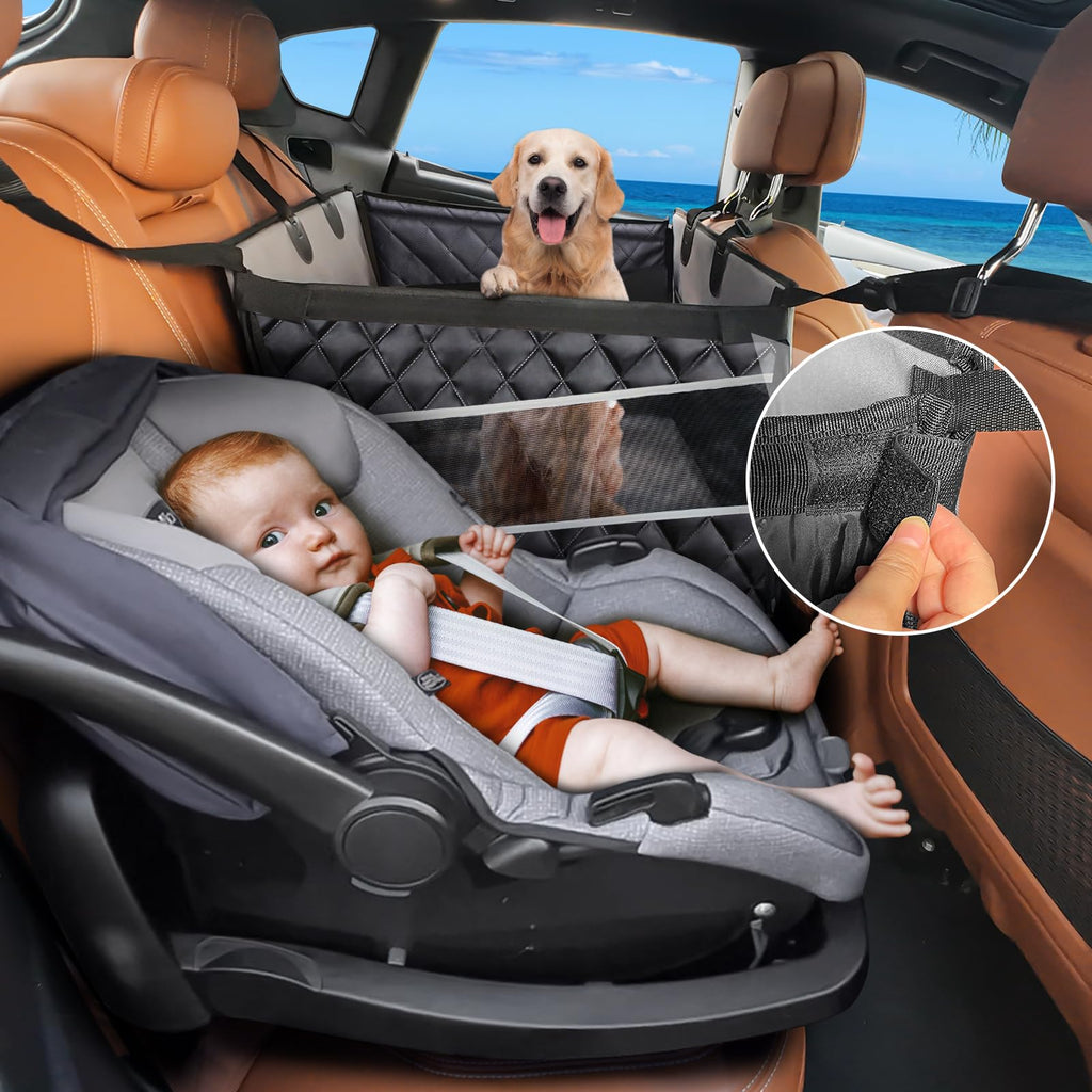 MIXJOY Waterproof Dog Car Seat Extender Hammock