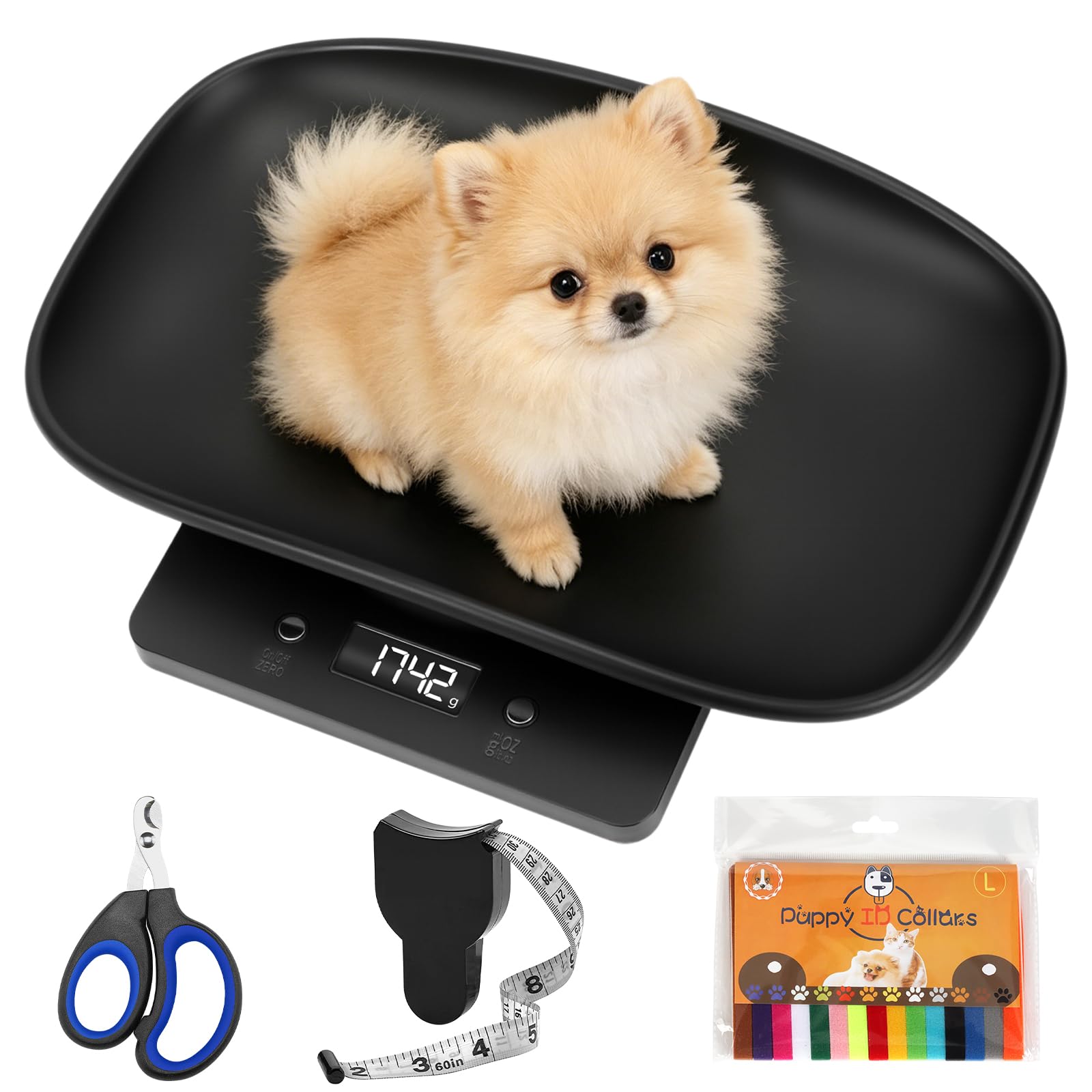 LYTDMSKY Portable Digital Pet Scale for Puppies and Kittens
