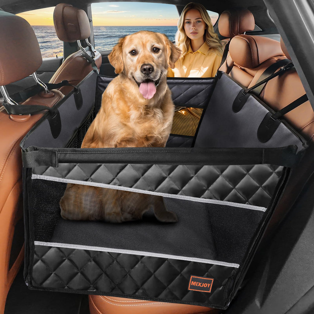MIXJOY Waterproof Dog Car Seat Extender Hammock