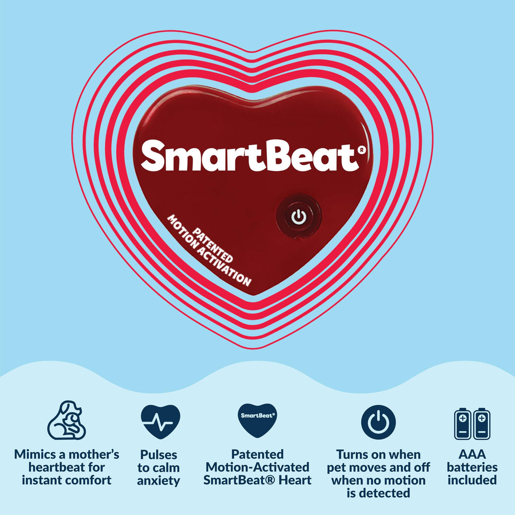 Snuggle Puppy Heartbeat Dog Toy for Calming Comfort