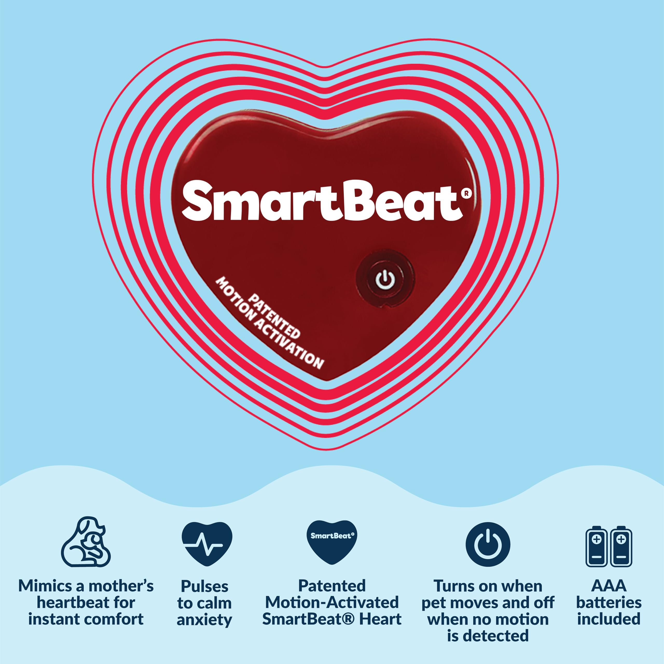 Snuggle Puppy Heartbeat Dog Toy for Calming Comfort