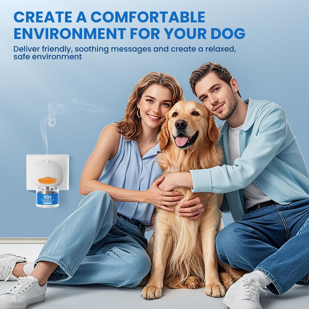 Yirr 180-Day Dog Calming Pheromone Diffuser Kit