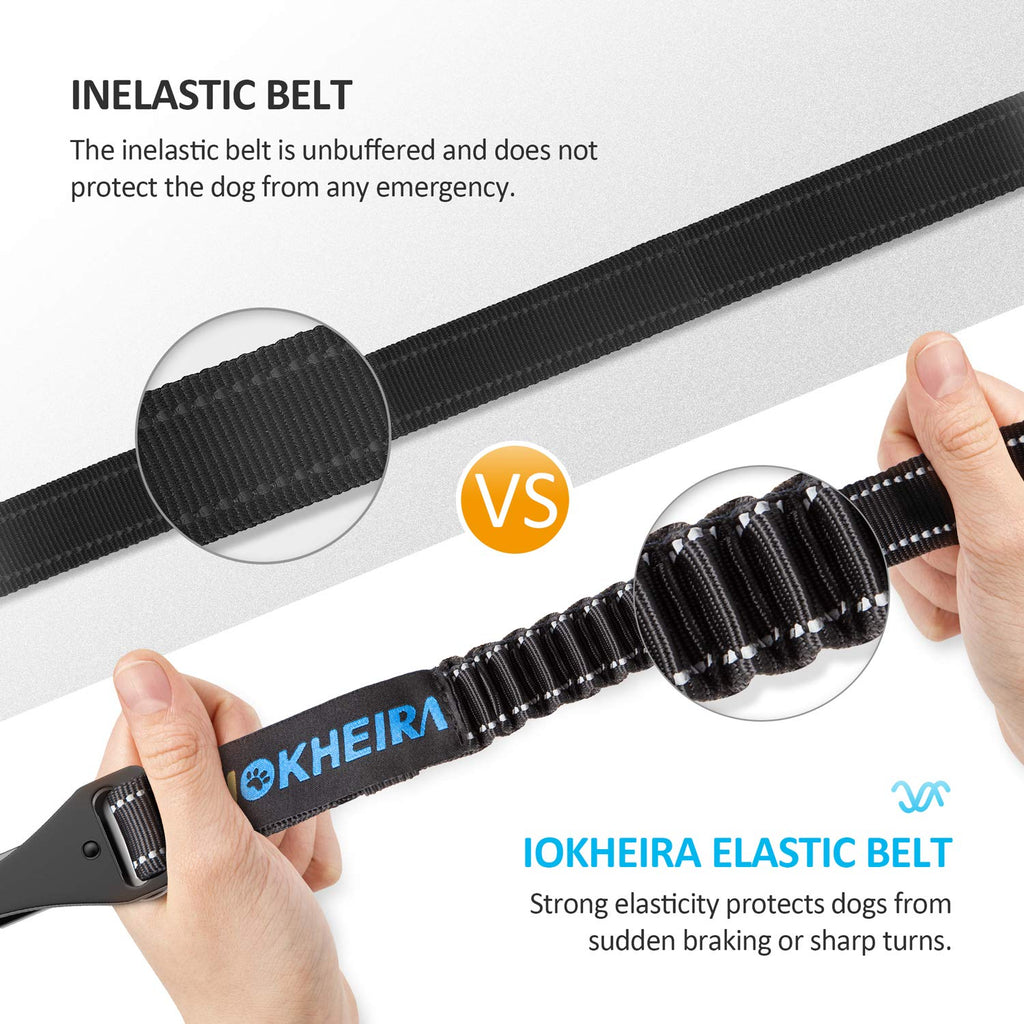 Adjustable 3-in-1 Reflective Dog Car Seat Belt Harness
