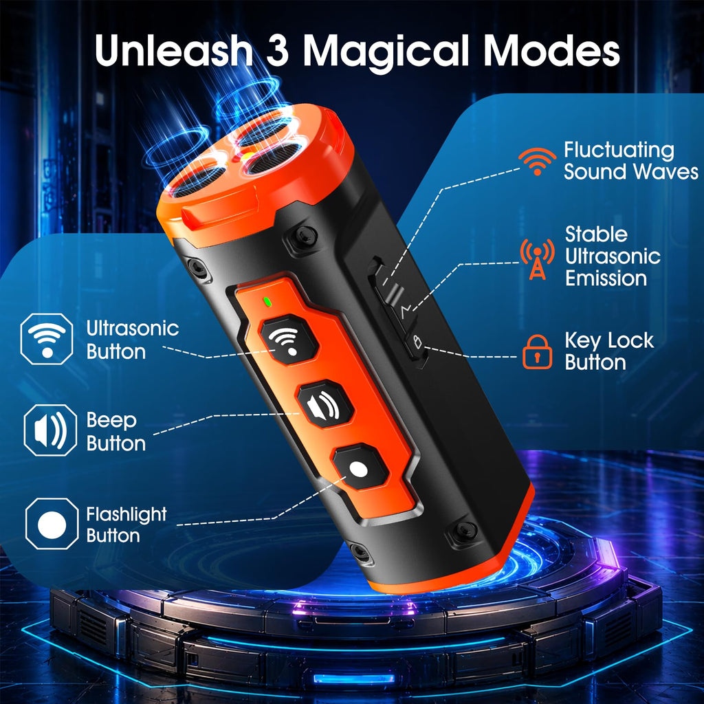 JTJTXL 1-Touch Rechargeable Dog Bark Deterrent Device