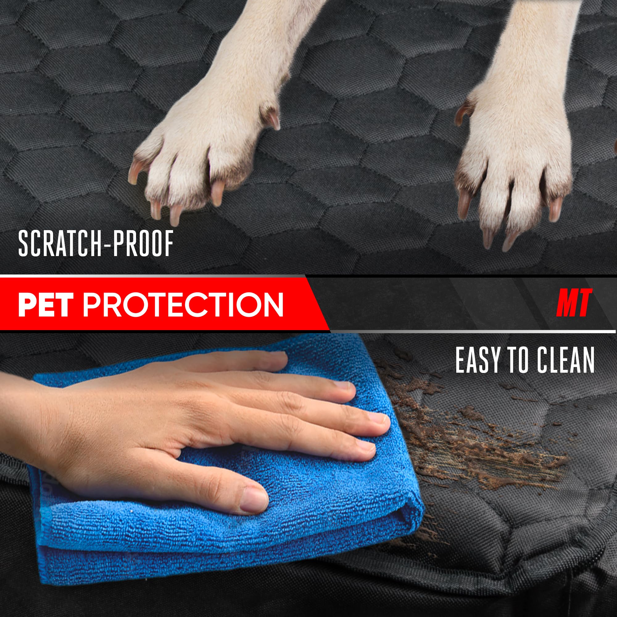 Motor Trend Waterproof Dog Seat Cover for Car Protection