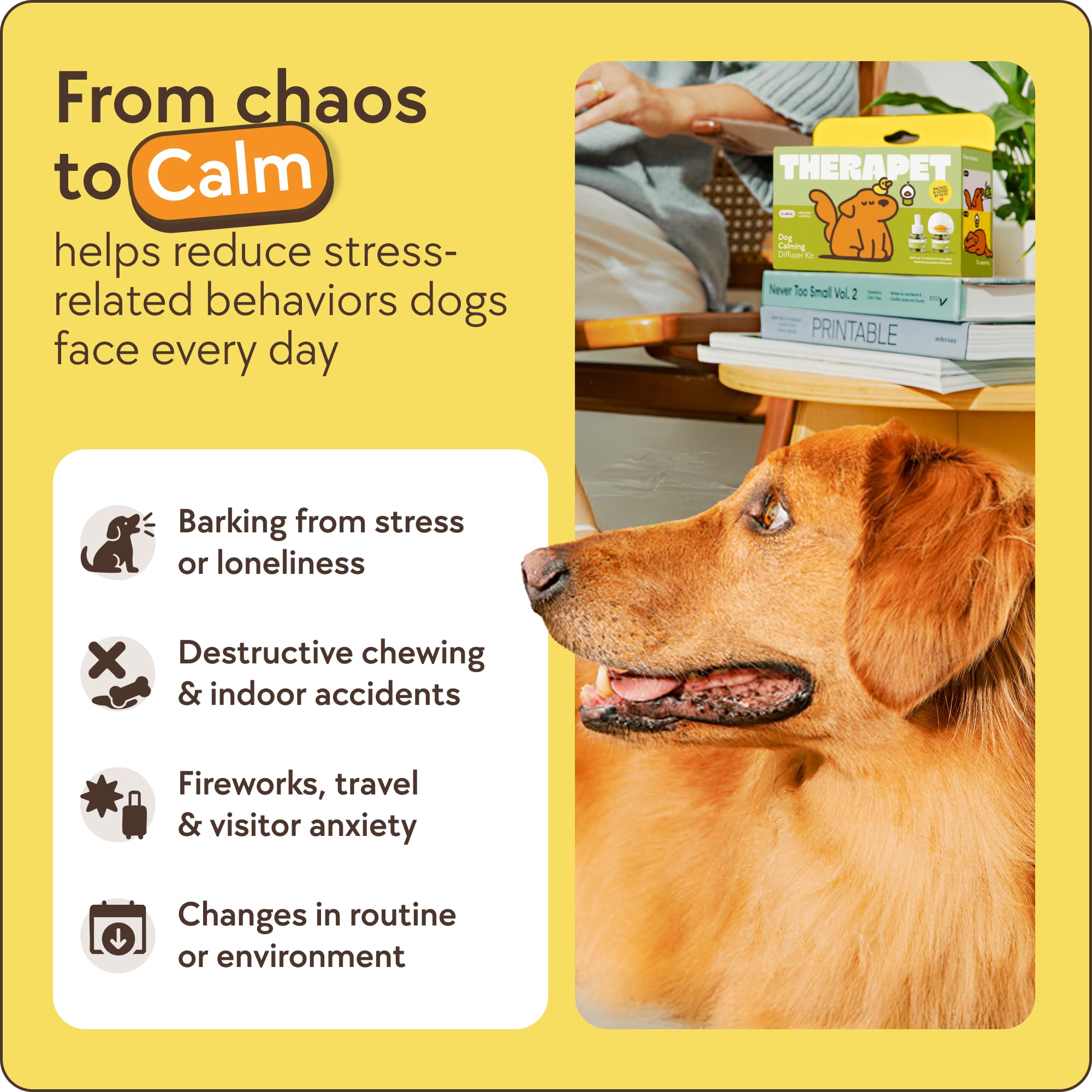 TherapetMD 60-Day Dog Calming Diffuser with Refill