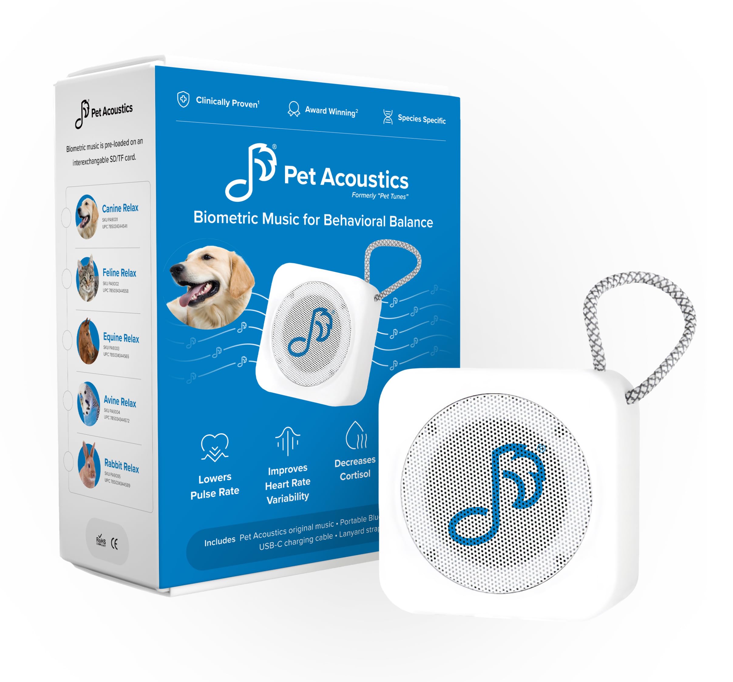 Pet Tunes Bluetooth Speaker with Calming Canine Music